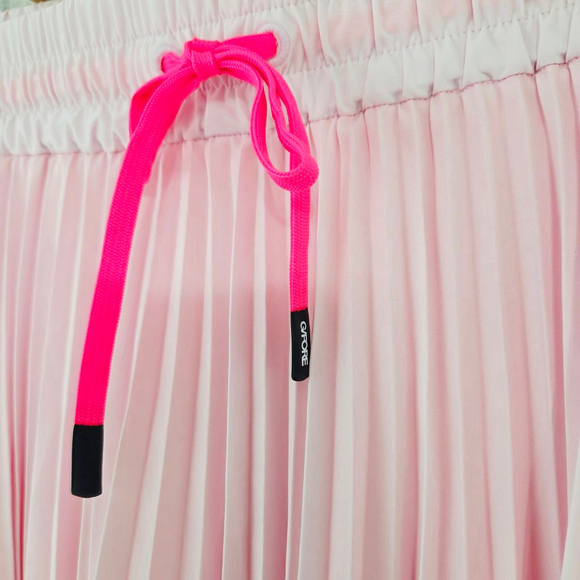 G/Fore Micro-pleat Ops High Waisted Skort blush pink tennis skirt size large - Picture 5 of 9